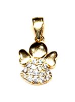 Pendentif CP gioielli Enfant 9K in Or jaune Cubic Zirconia 9K ANGELO ZIRC 0.80 G
